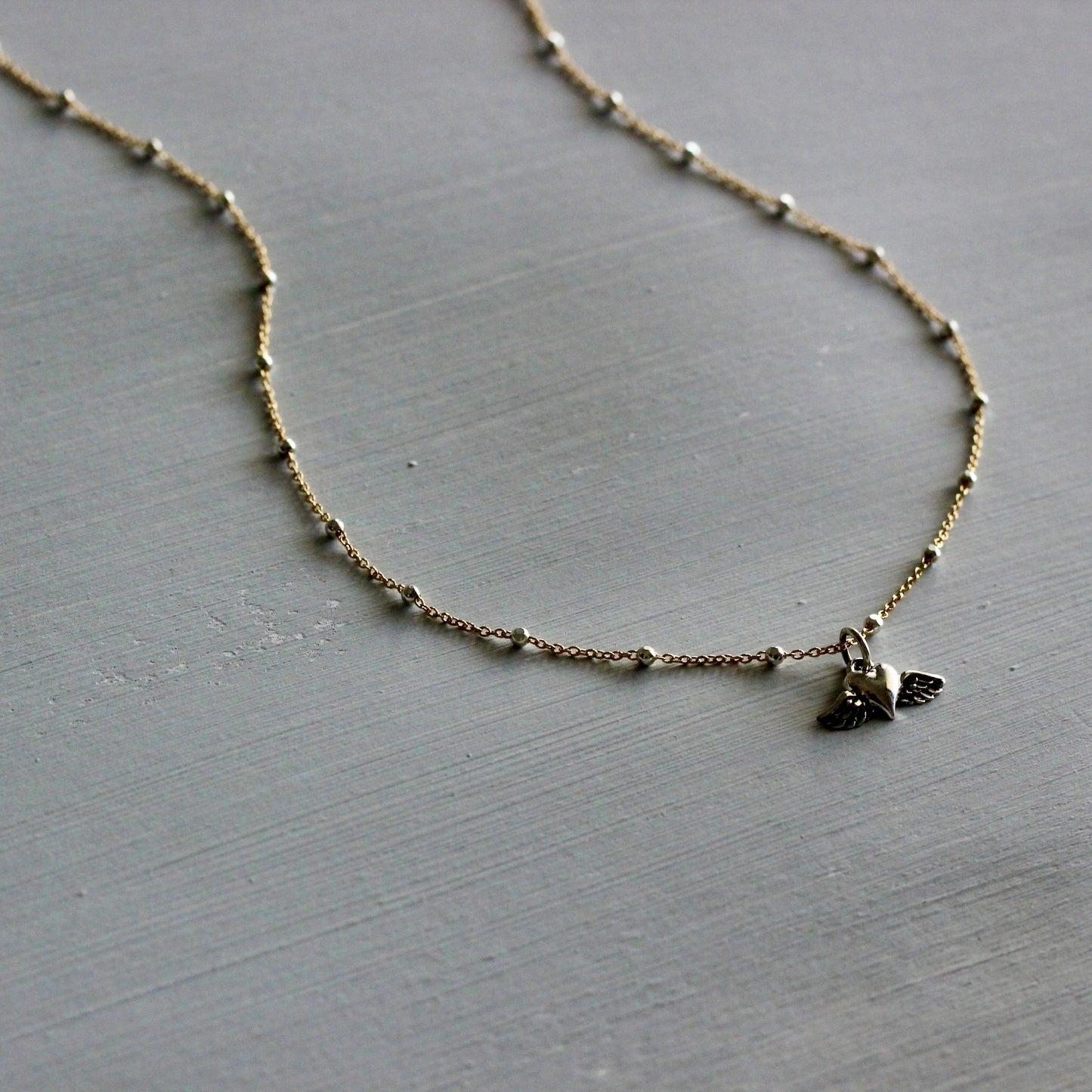WINGED HEART NECKLACE