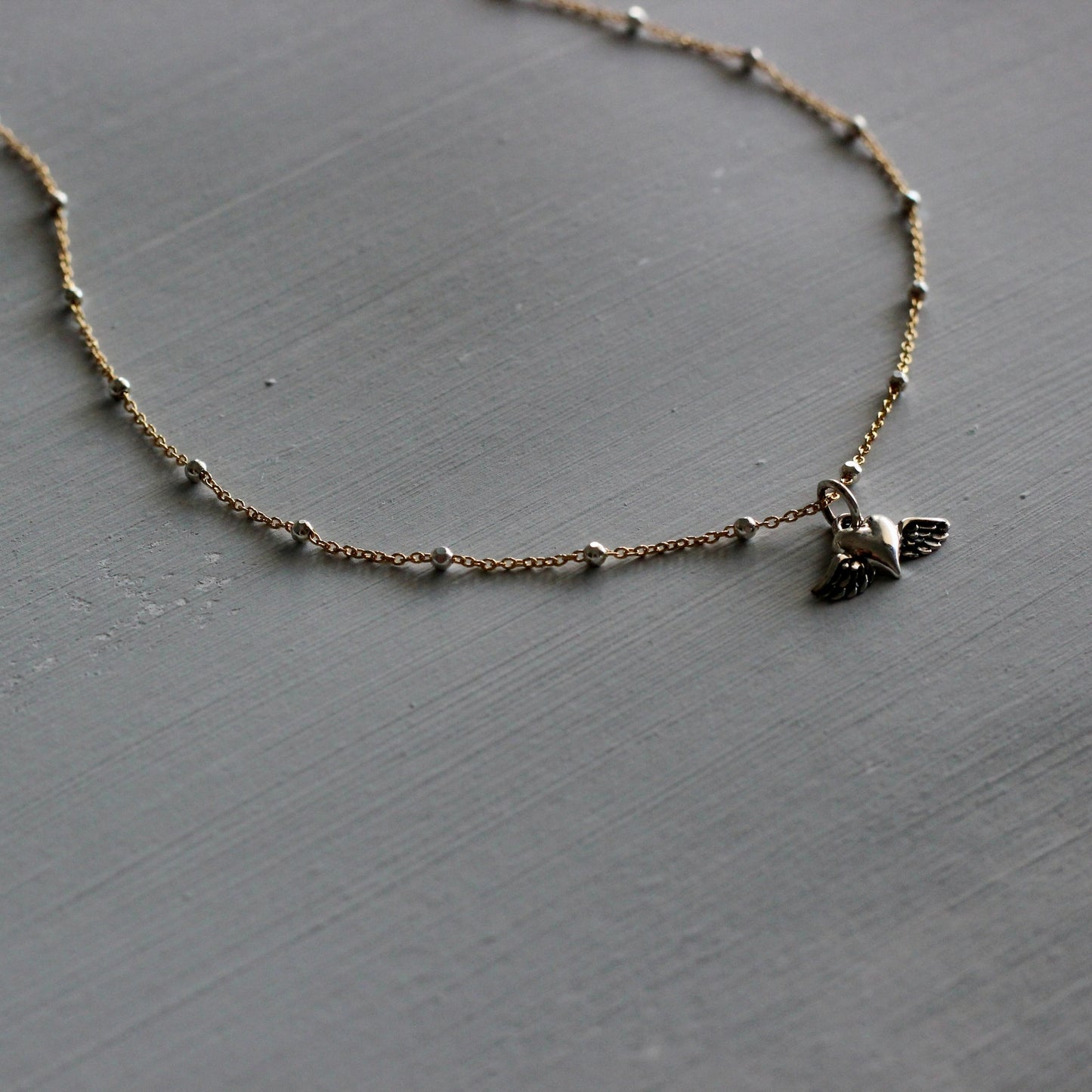 WINGED HEART NECKLACE