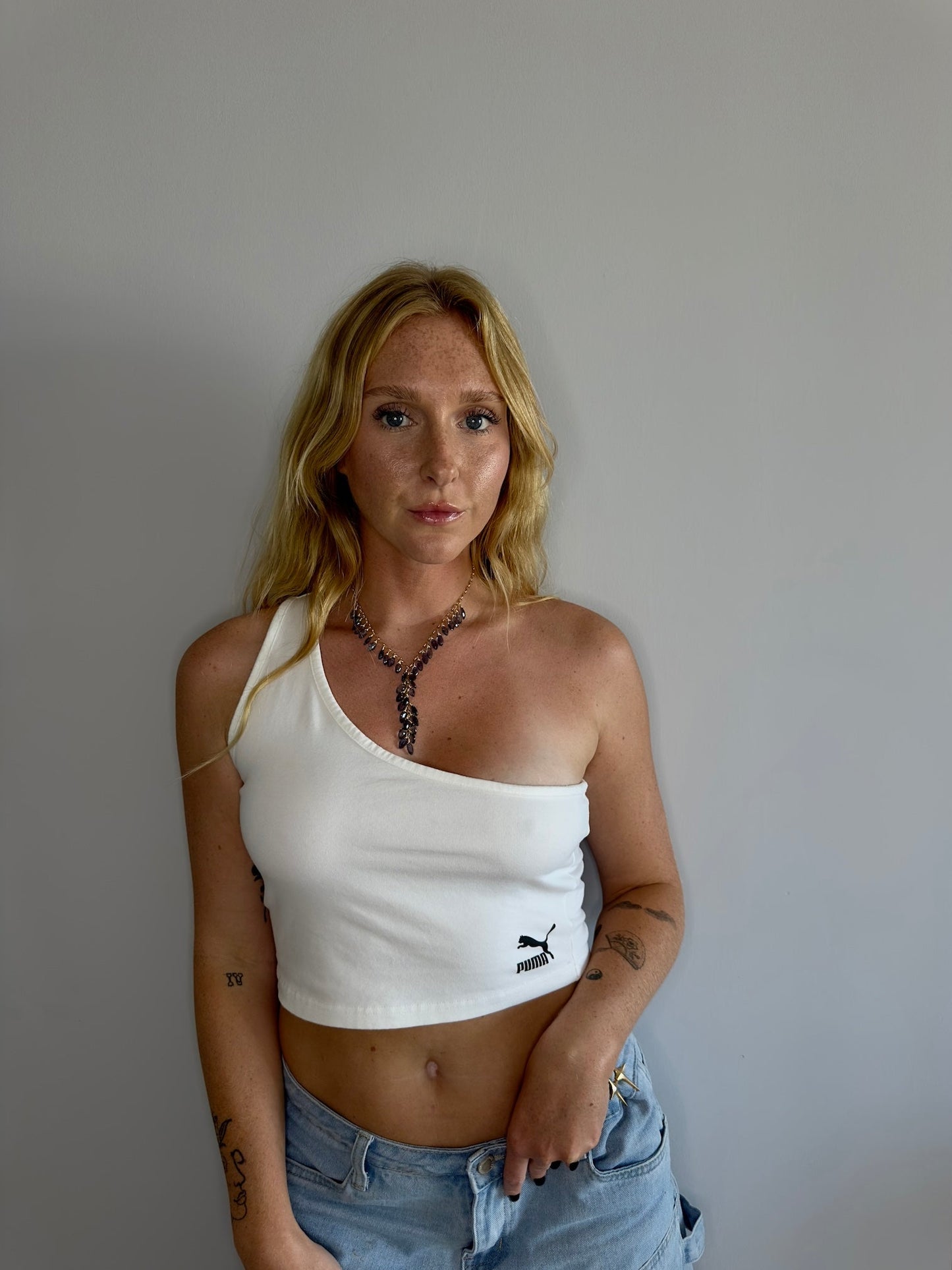 IOLITE LARIAT NECKLACE