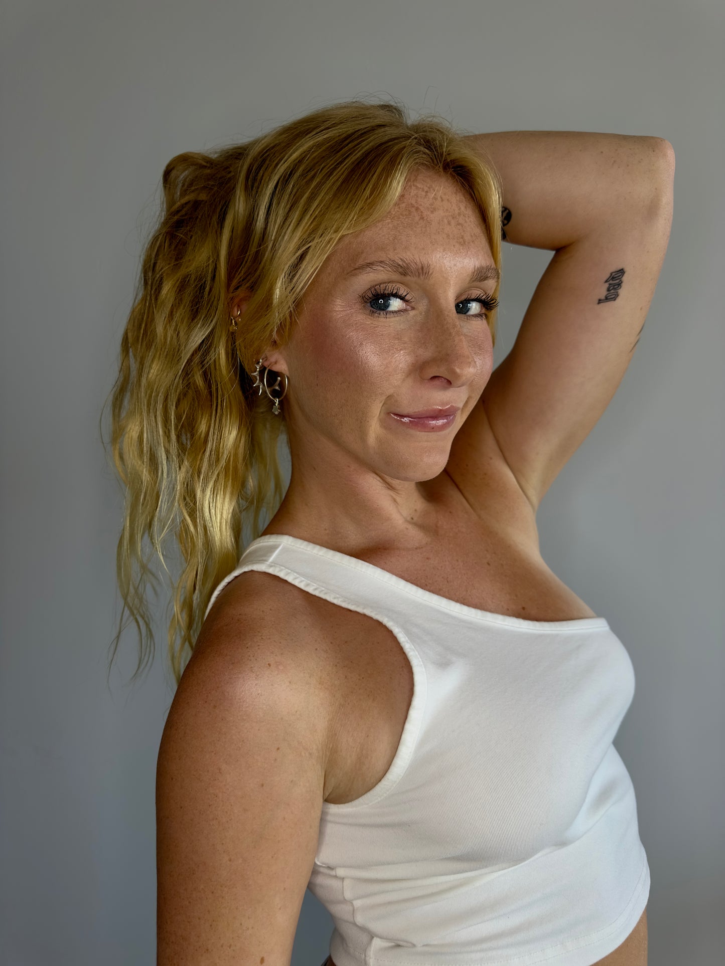 STAR HOOP EARRINGS