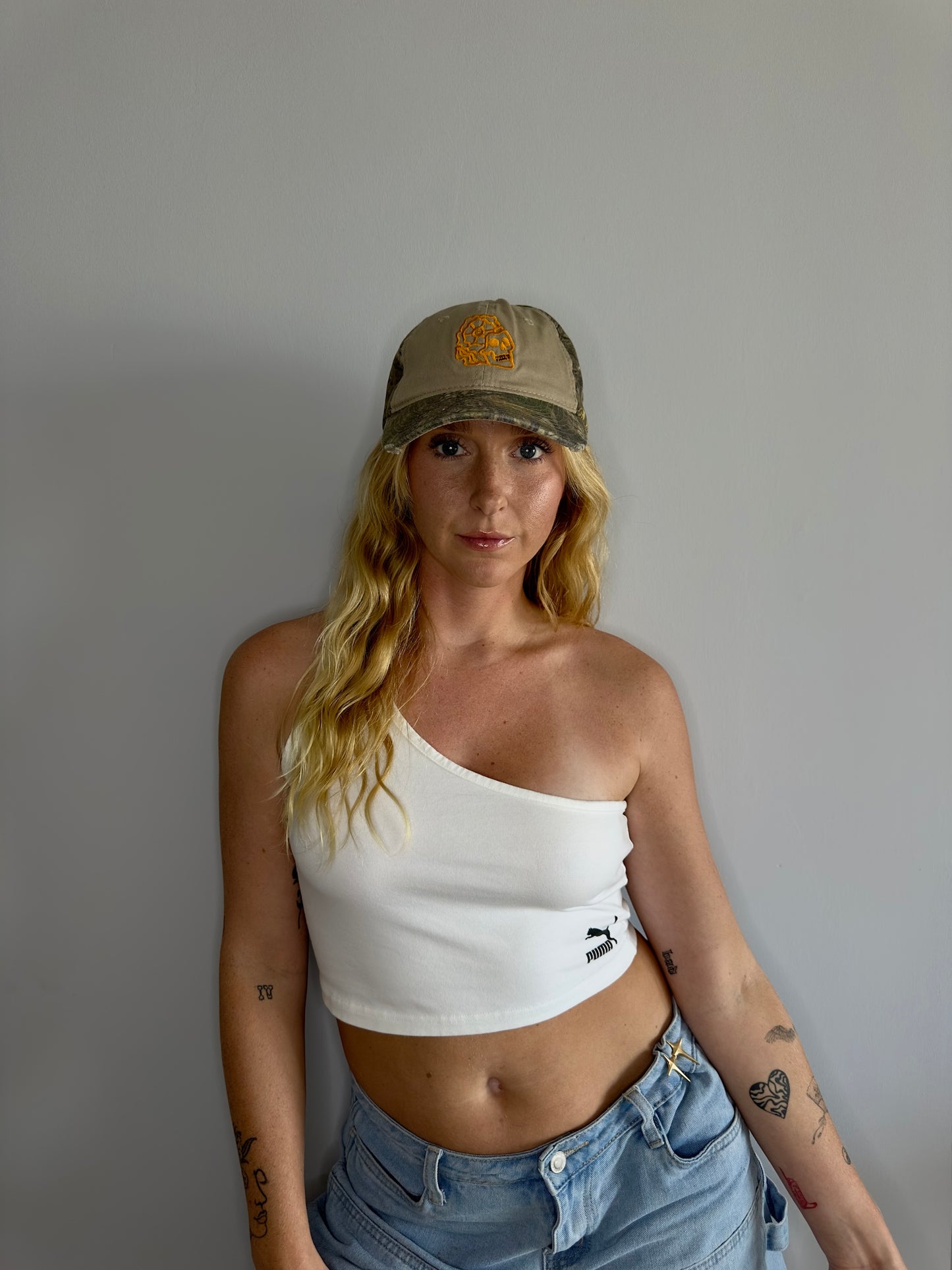 BROWN CAMO HAT