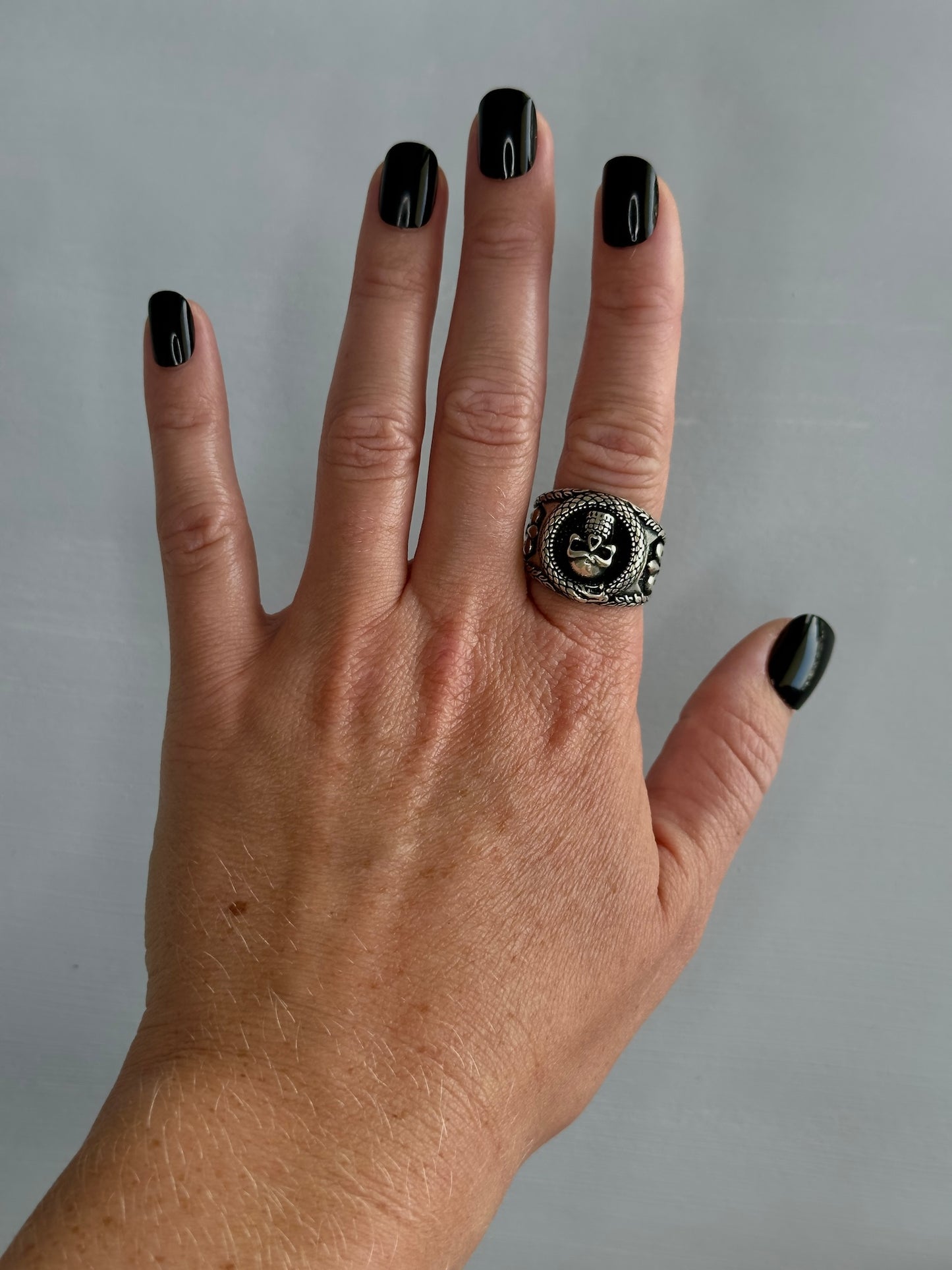 BIKER SKULL RING
