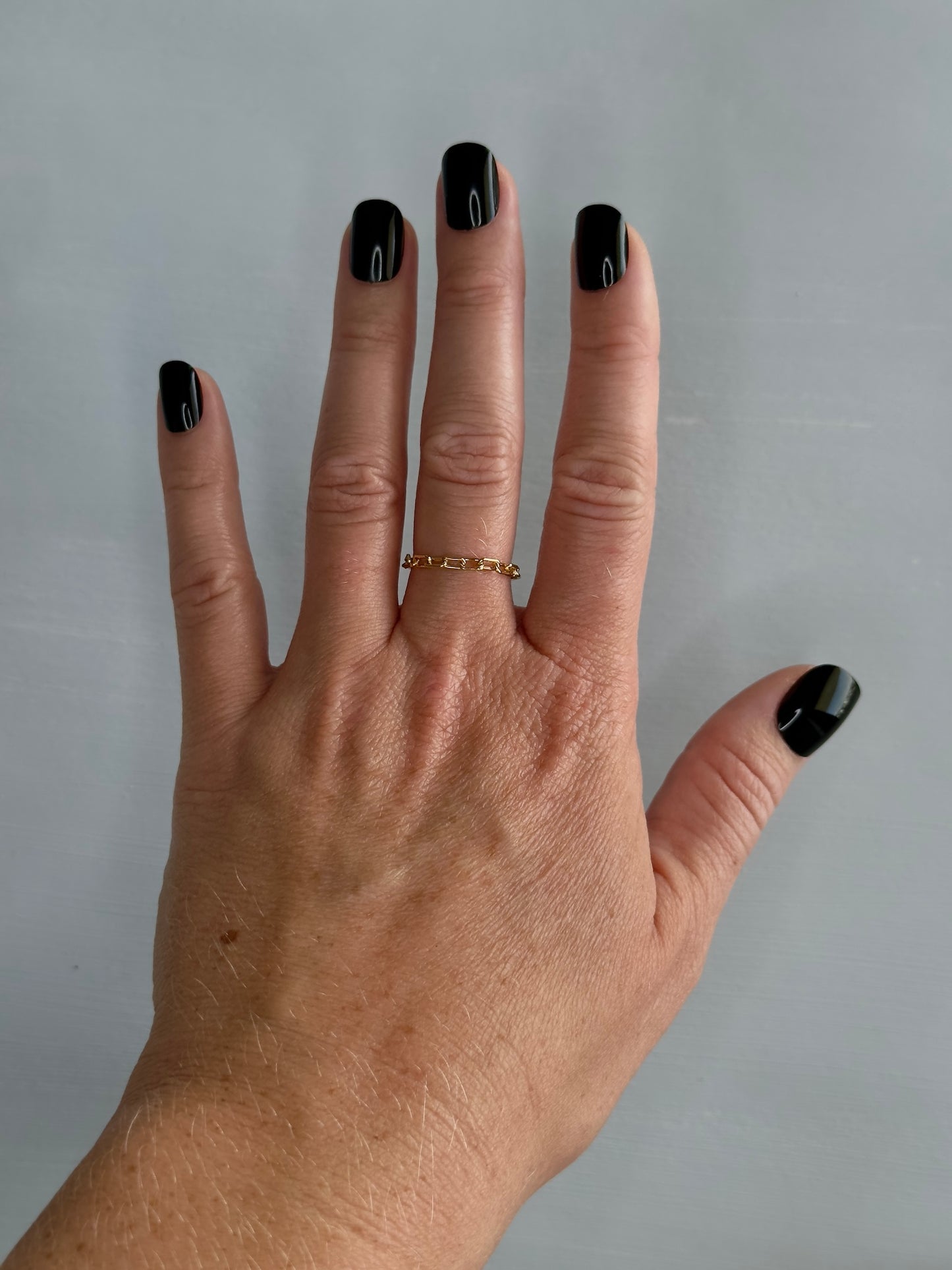 PAPERCLIP CHAIN RING
