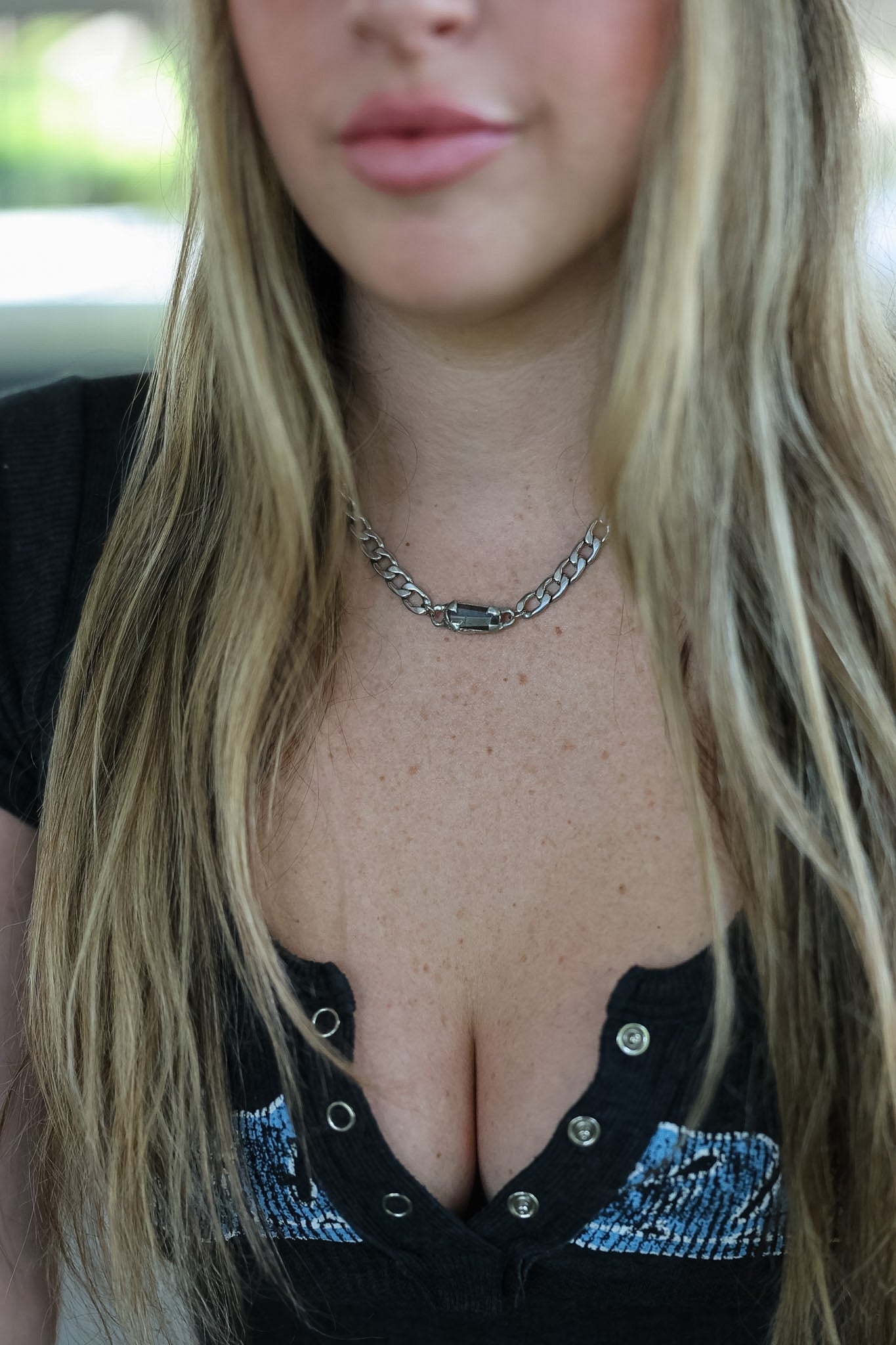 Labradorite Jagged Necklace