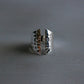 ADJUSTABLE HAMMERED RING