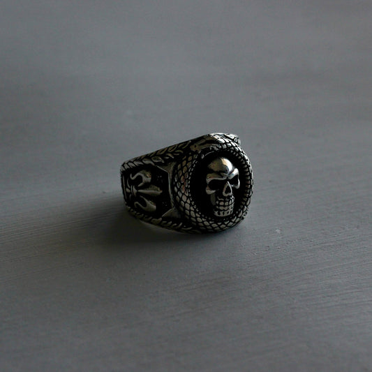 BIKER SKULL RING