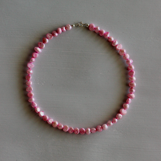 PINK PEARL CHOKER