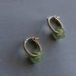 JADE FLOWER EARRINGS