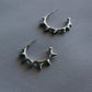SPIKEY HOOP EARRINGS