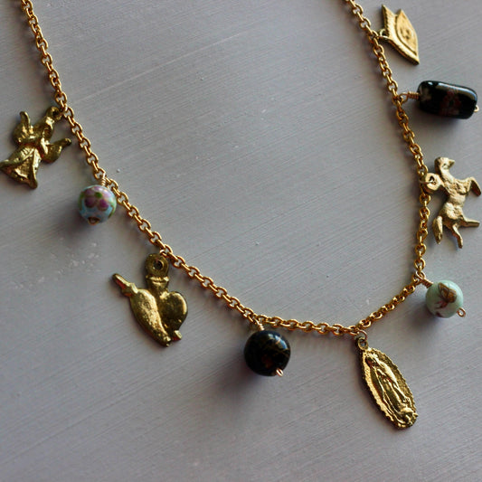MILAGROS CHARM NECKLACE