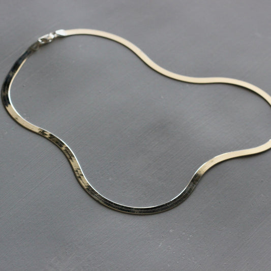 HERRINGBONE NECKLACE (S)